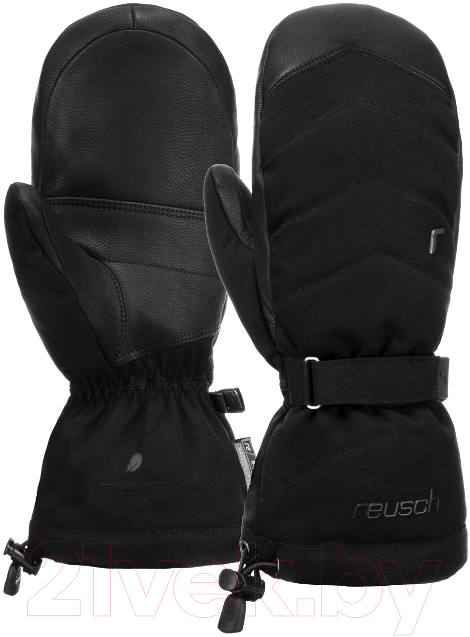 Варежки лыжные Reusch Nadia R-Tex Xt Mitten / 6231553-7700 (р-р 7.5, Black) — фото 3
