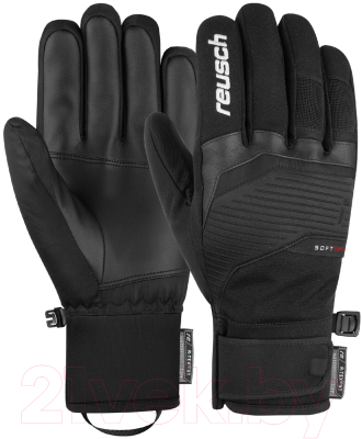 Перчатки лыжные Reusch Venom R-TEX XT / 6101205-7701 (р-р 6.5, Black/White)
