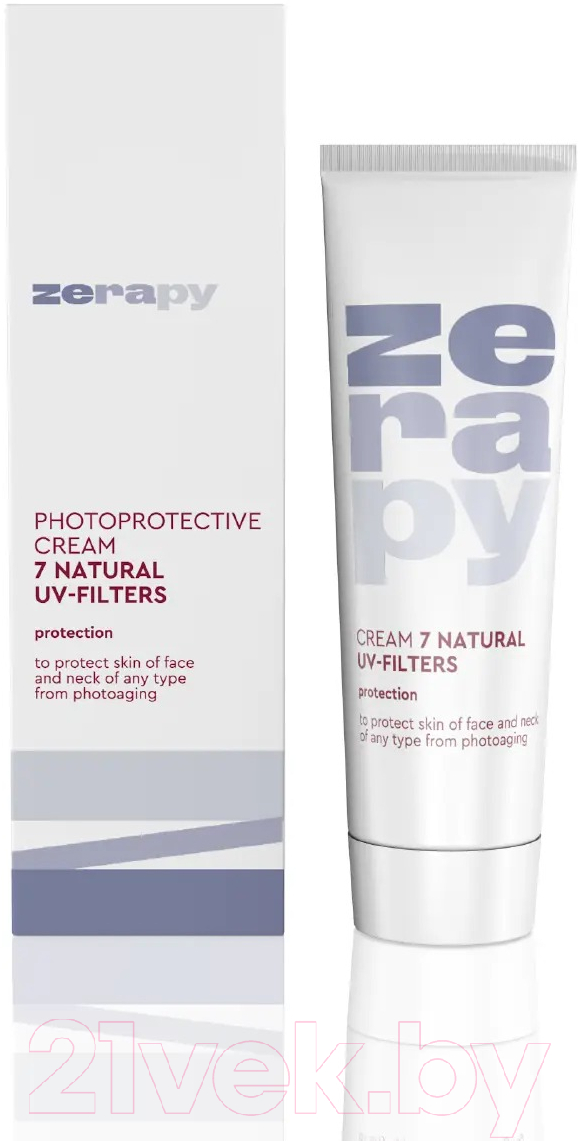 Крем солнцезащитный Zerapy Photoprotective Cream 7 Natural UV-Filters (50мл) — фото 2