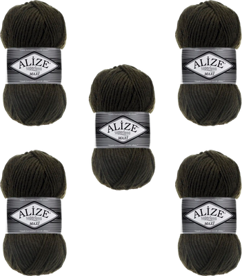 

Набор пряжи для вязания, Superlana Maxi 25% шерсть, 75% акрил / 241