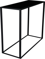 Консольный столик РасГар Грация Лайт (черный/черное стекло) - 