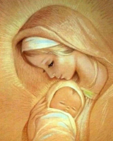 Картина по номерам Colibri Мать и младенец 40х50 VA-3609 - 