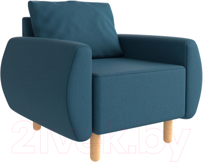 Кресло мягкое Mio Tesoro Тулисия (Malmo 81 Turquoise)