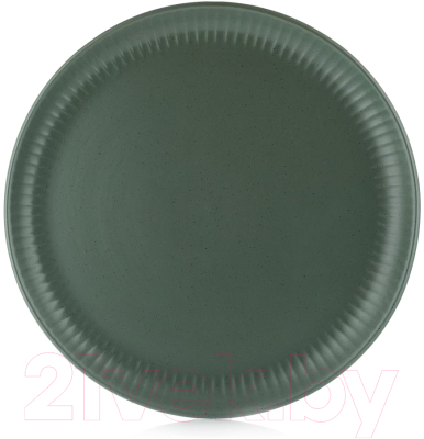 Тарелка столовая обеденная Walmer Ripple / W37000966 (зеленый)