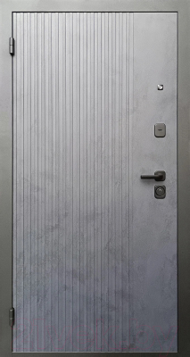 Входная дверь Промет Рона арктик (86x205, левая)