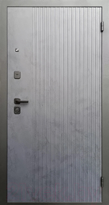 Входная дверь Промет Рона арктик (86x205, правая)