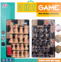 Набор настольных игр Darvish 3 в 1. Chess & Checkers & Backgammon / SR-T-3841 - 