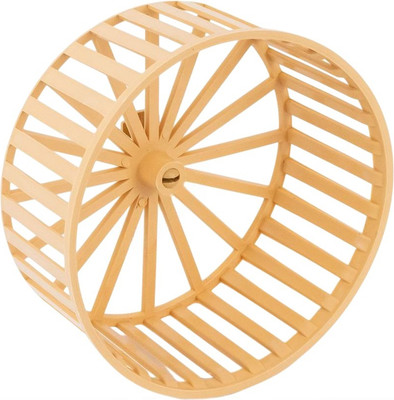 Колесо беговое для клетки Homepet 83334 (14см, бежевый) - 