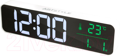 Настольные часы ArtStyle CL-W81WGR (белый/зеленый)