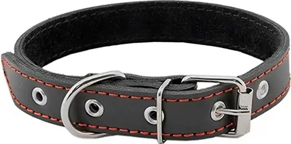 Ошейник Homepet 20мм 32-42см / 75888 (черный)