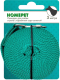 Поводок Homepet Стропа с карабином 25мм / 79847 (3м, серый/зеленый) - 