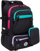 Школьный рюкзак Grizzly RG-465-2 (черный) - 
