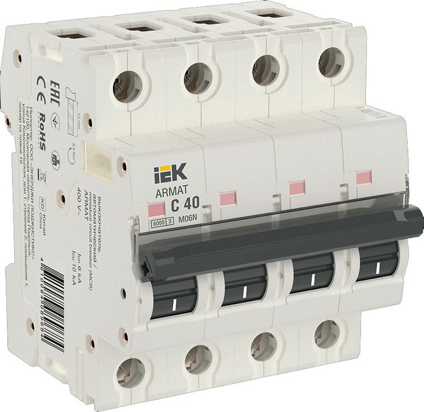 Выключатель автоматический IEK AR-M06N-4-C040