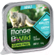 Влажный корм для кошек Monge BWild Grain Free из трески с овощами, ламистер (100г) - 
