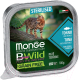 Влажный корм для кошек Monge BWild Grain Free из тунца с овощами, ламистер (100г) - 