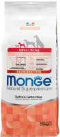 Сухой корм для собак Monge Speciality Line Monoprotein с лососем и рисом (7.5кг) - 