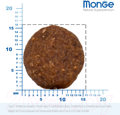 Сухой корм для собак Monge Speciality Line Monoprotein Puppy&Junior с говядиной и рисом (12кг)