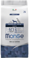 Сухой корм для собак Monge Daily Line Medium для пожилых собак с курицей (3кг) - 