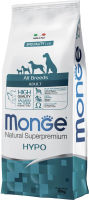 Сухой корм для собак Monge Speciality Line Hypo гипоаллергенный, с лосось и тунцом (12кг) - 