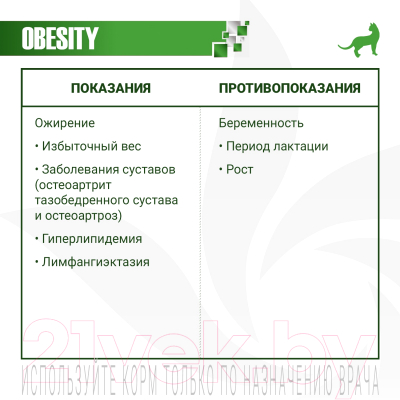 Сухой корм для кошек Monge Vet Solution Obesity (1.5кг)