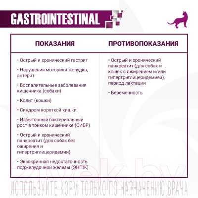 Сухой корм для кошек Monge Vet Solution Gastrointestinal при заболеваниях жкт (400г)