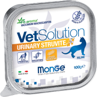 Влажный корм для кошек Monge Vet Solution Urinary Struvite (100г) - 