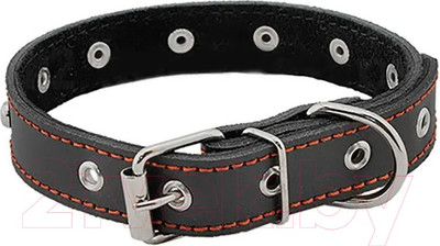 Ошейник Homepet 20мм 32-42см / 75882 (черный) - 