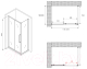 Миниатюра изображения товара Душевой уголок Abber Schwarzer Diamant AG30120BH-S60B