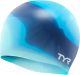 Шапочка для плавания TYR Multi Silicone Cap / LCSM-977 (синий) - 