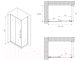 Миниатюра изображения товара Душевой уголок Abber Schwarzer Diamant AG30130BH-S85B