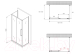 Миниатюра изображения товара Душевой уголок Abber Schwarzer Diamant AG30130BMH-S100BM-S100BM