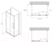 Миниатюра изображения товара Душевой уголок Abber Schwarzer Diamant AG30130MH-S50M-S50M
