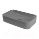 Миниатюра изображения товара Умывальник Abber Rechteck AC2204MG (серый матовый)