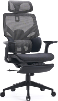 Кресло офисное Cactus CS-CHR-MC01-GYBK (серый/черный) - 