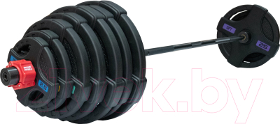 Штанга Original FitTools FT-2HGSET-215-Black (215кг)