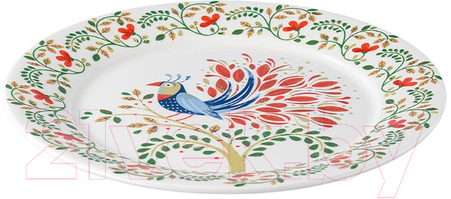 Тарелка столовая обеденная Liberty Jones Birds Of Paradise. Fantail Bird / LJ0000161 — фото 3