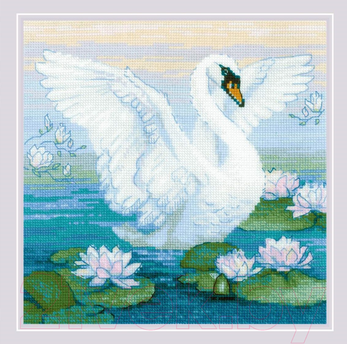Набор для вышивания Риолис Белая лебедь / 2133
