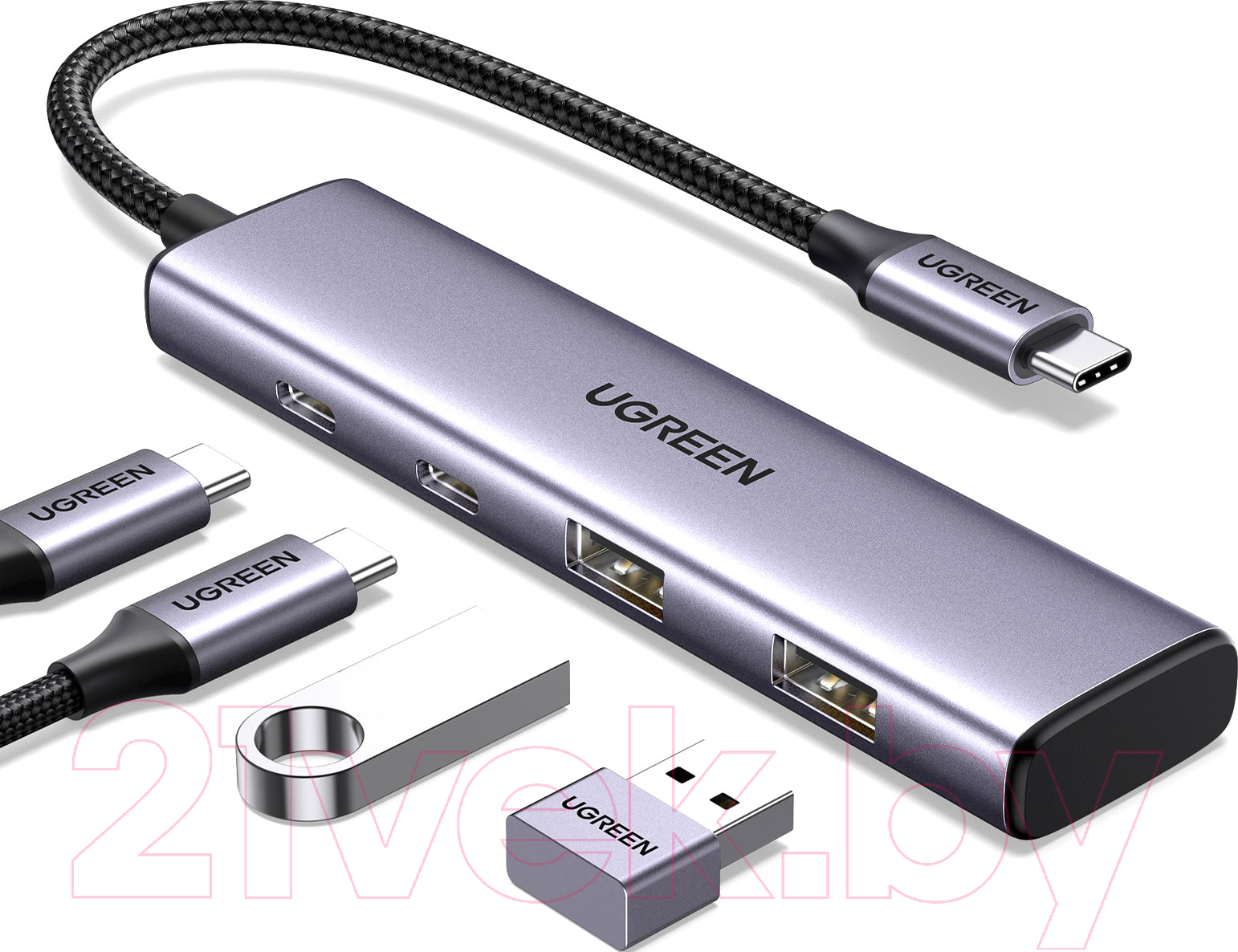 USB-хаб Ugreen CM473 / 15395