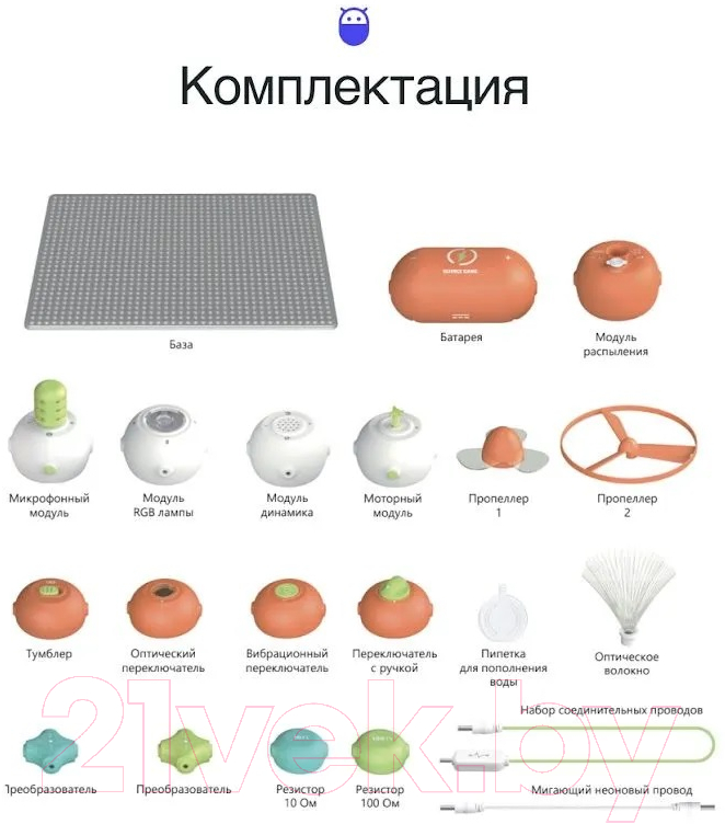 Конструктор электромеханический Prolike Stem Energy