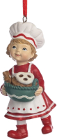 Елочная игрушка Goodwill Xmas 2023 Девочка с корзинкой пряников / D 44063-2 - 