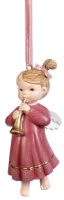 Елочная игрушка Goodwill Xmas 2023 Ангелочек с трубой / D 44078-1 - 