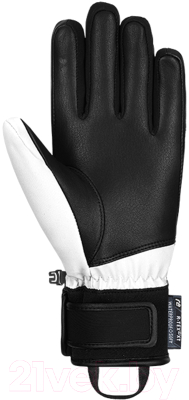 Изображение товара Перчатки лыжные Reusch Mara R-TEX XT / 6231209-1031 (р-р 6.5, White/Pied De Poule)