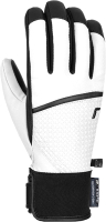 Перчатки лыжные Reusch Mara R-TEX XT / 6231209-1031 (р-р 7.5, White/Pied De Poule) -