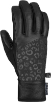 Перчатки лыжные Reusch Beatrix R-TEX XT / 6331277-7053 (р-р 7.5, Black/Black Leopard) - 