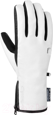Перчатки лыжные Reusch Tiffany R-Tex XT / 6331248-1101 (р-р 6.5, White/Black)