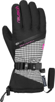 Перчатки лыжные Reusch Demi R-TEX XT / 6331227-7697 (р-р 6, Black/Pied De Poule) - 