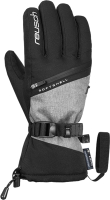 Перчатки лыжные Reusch Demi R-TEX XT / 6331227-7688 (р-р 7.5, Black/Grey Melange) - 