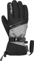 Перчатки лыжные Reusch Demi R-TEX XT / 6331227-7688 (р-р 8, Black/Grey Melange) - 