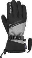 Перчатки лыжные Reusch Demi R-TEX XT / 6331227-7688 (р-р 6.5, Black/Grey Melange) - 