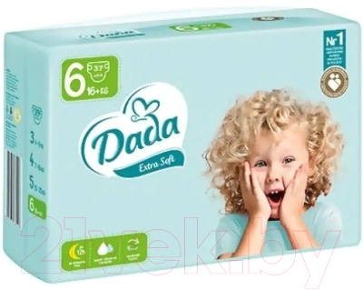 Подгузники детские Dada Eхtra Soft Extra Large 6 (37шт)